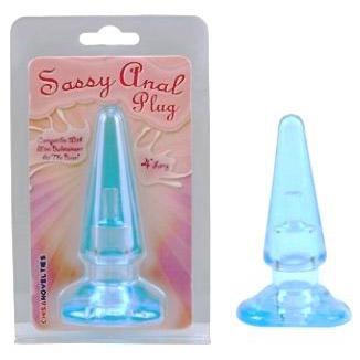 SASSY ANAL PLUG - BLUE